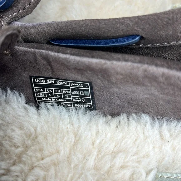 Authentic UGG Australia Chester Slip On Loafers Slippers Men's Size 10 EEE Brown - Picture 7 of 10